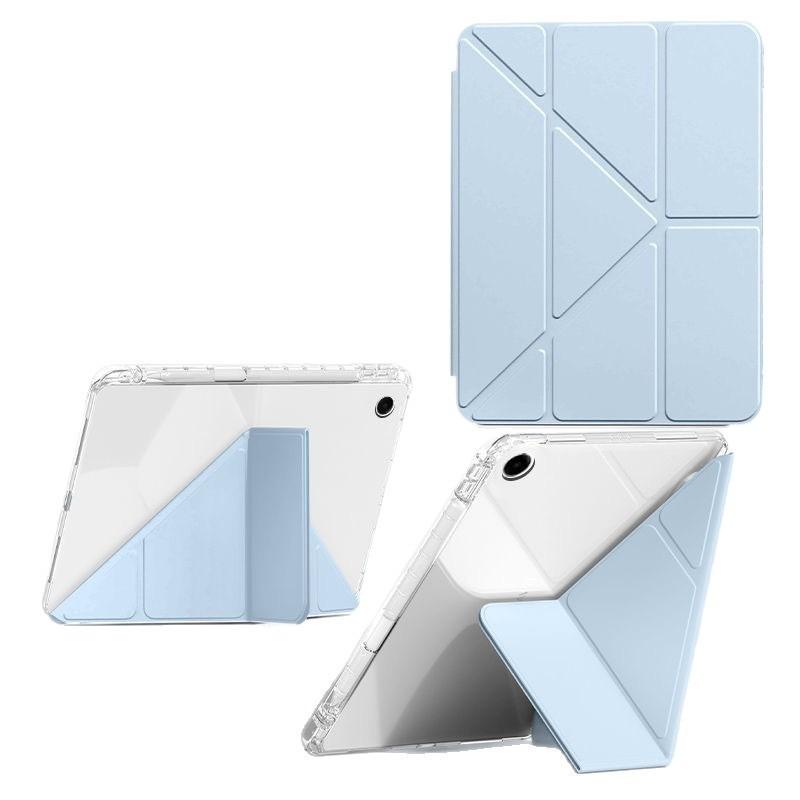 S9 S10 FE S8 Tab A9 Tablet Case Acrylic Y-Fold Magnetic Flip Cover With Stand