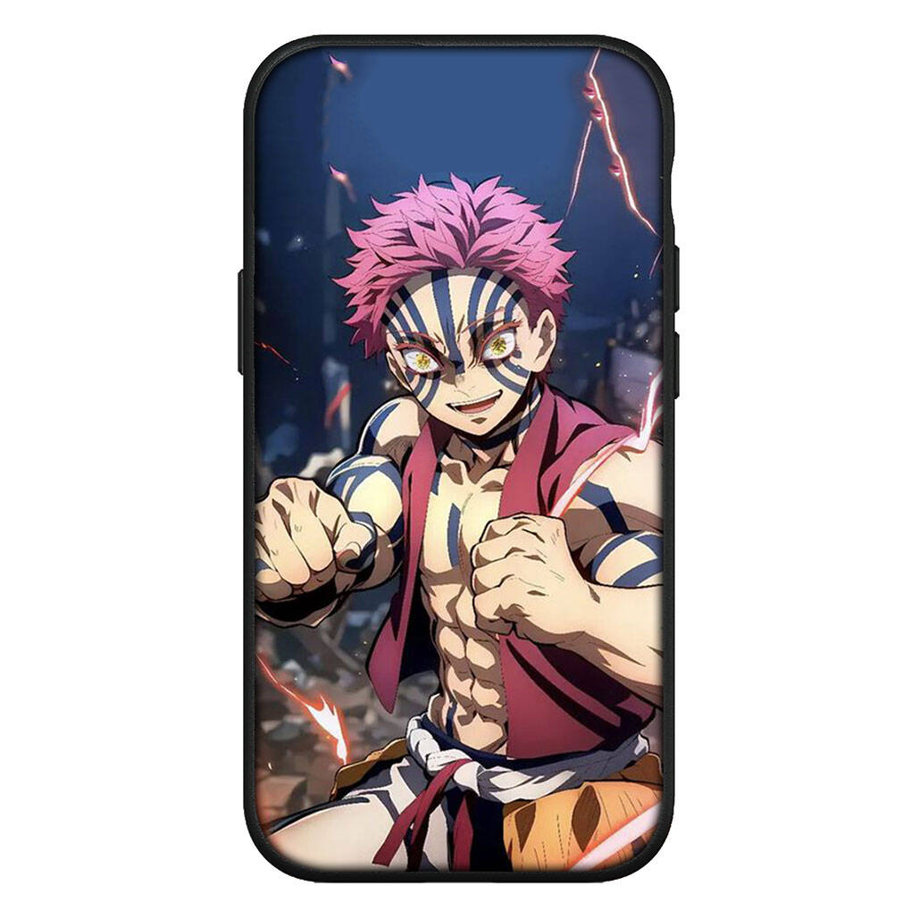 Чехол для iPhone 17 16 15 Xiaomi Poco Redmi Note 14 13 12 Pro Max 9 16e Samsung Galaxy S25 S24 S23 OPPO Huawei Мультяшный Клинок, рассекающий демонов Аказа Чехол для телефона