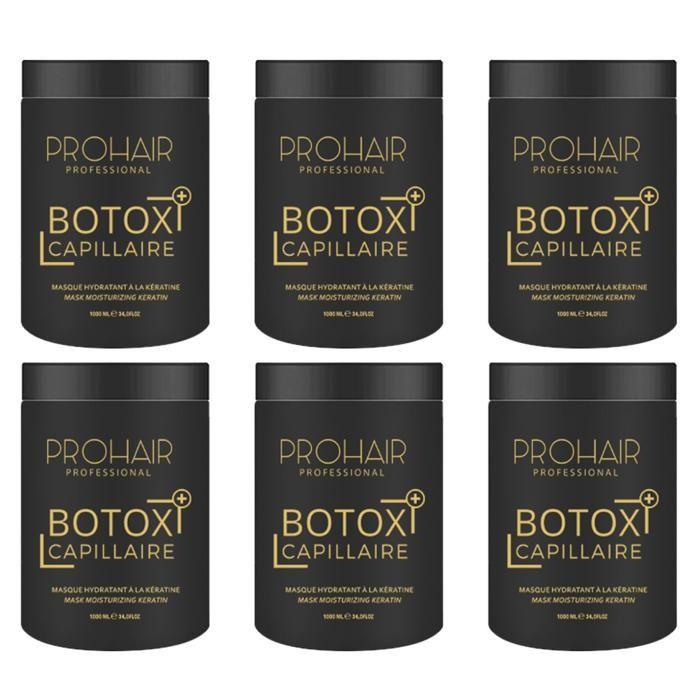Prohair BO.TOX + Capillaire pour Cheveux à la Kératine 6 * 1000ml
