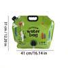 New Style for 2026 Portable Water Bag Extra Thick Camping Storage Outdoor Handheld Mountaineering Folding Travel Plastic Soft Large Capacity