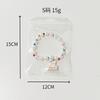Cartoon Colored Pearl Pet Necklace Elastic Beaded Collar For Cat Dog
