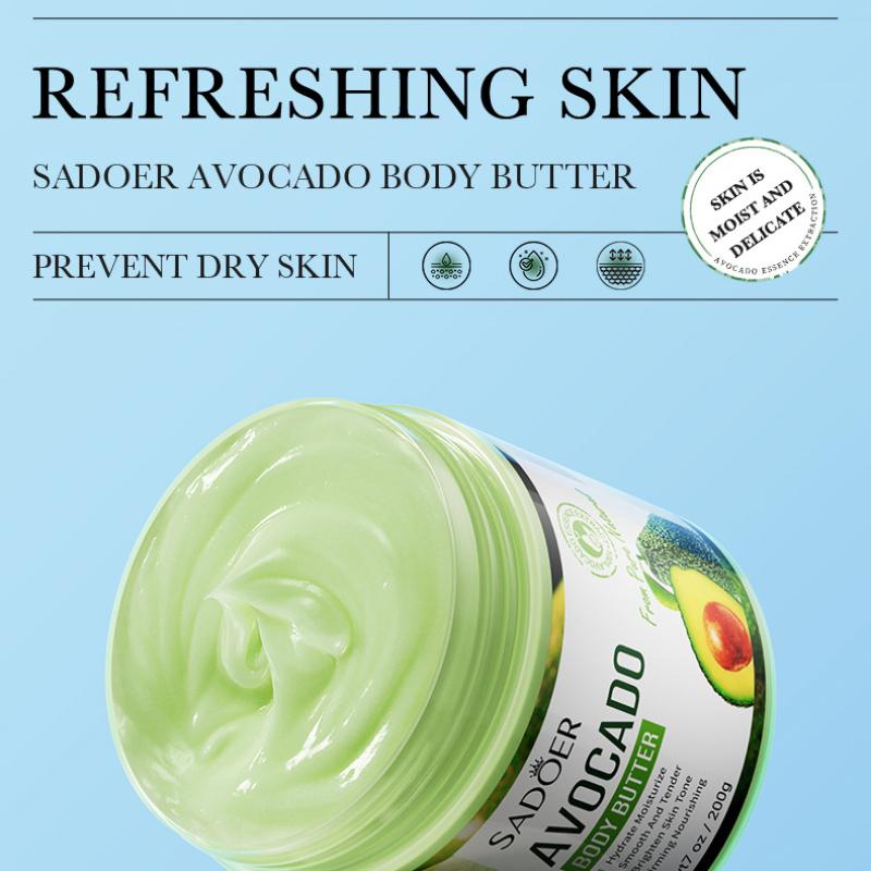 Растительный лосьон для тела SADOER Avocado Moisturizing Rose Butter Moisturizer