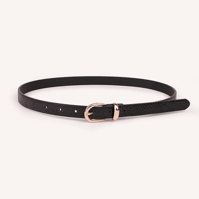 Женский набор ремней из искусственной кожи с металлической пряжкой для повседневной офисной носки