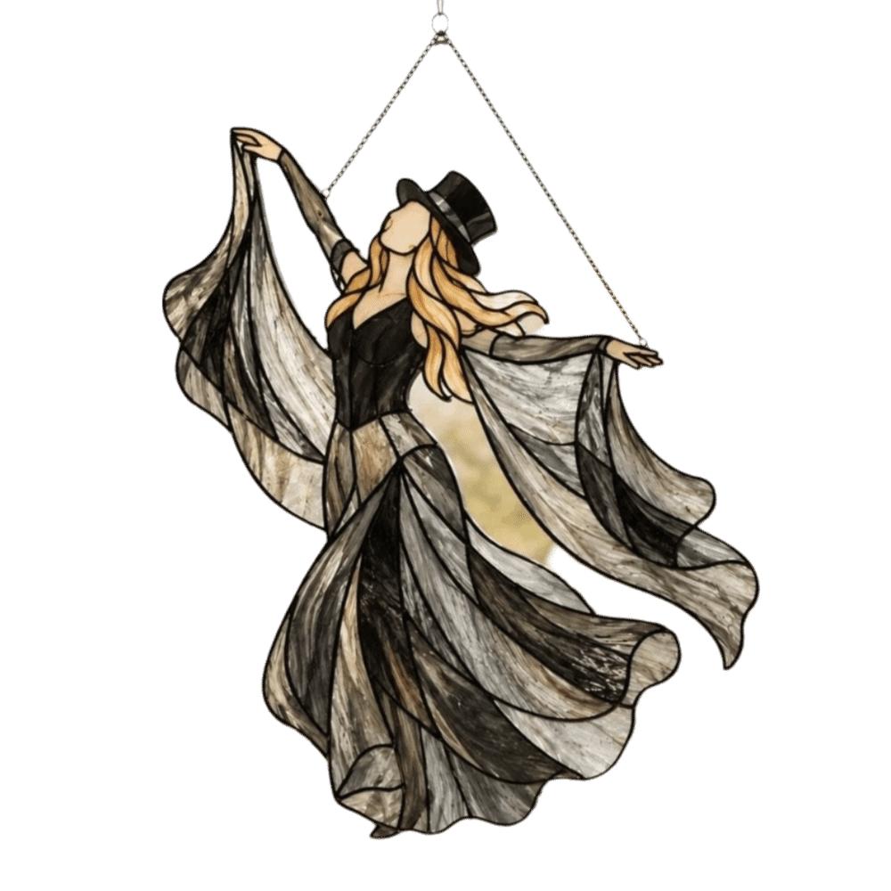 Home Decor Window Pendant Dancing Lady Wind Spinner Vintage Hanging Ornaments Porch