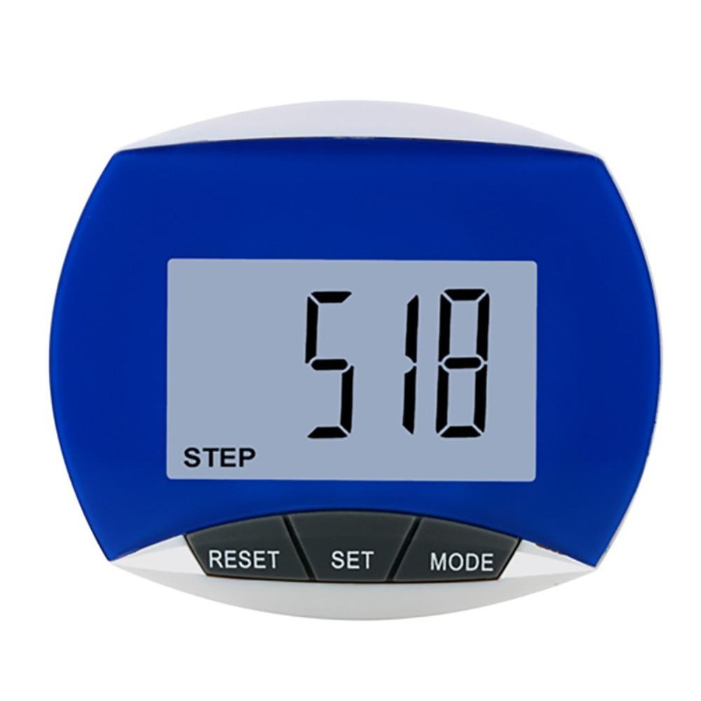 Simple Digital 3D Pedometer Accurate LCD Display Pedometer for Walking Anti-Slip Portable Step Counter Clip Outdoor Activities