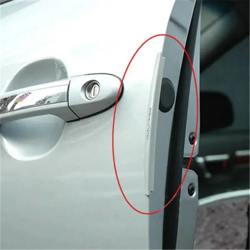 8Pcs/Set Car Door Protector Strip Auto Door Crash Bar Bumper Buffer Trim Guard Edge Corner Car Decoration Accessories Interior Mirrors 6