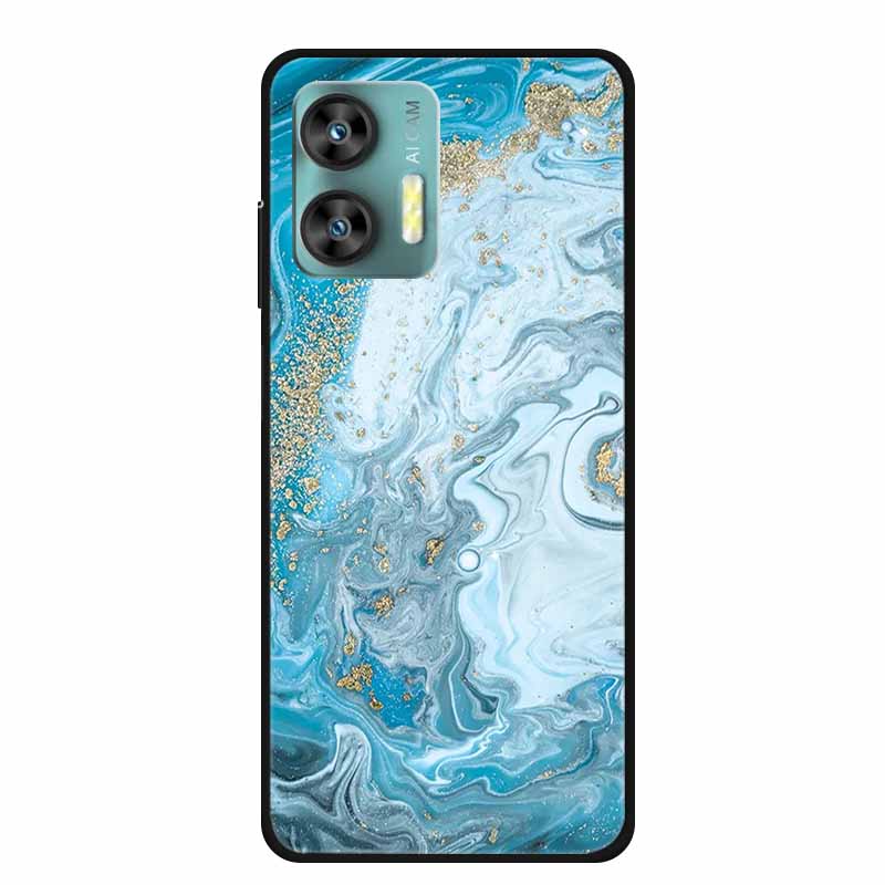 Для Oukitel C36 C35 Чехол Роскошный ТПУ Мягкий Силикон Чехлы для Телефона Задняя Крышка для Oukitel C35 OukitelC36 Ударопрочный Цветы Fundas