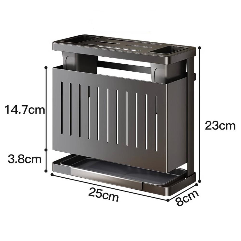 Multi-purpose Storage Rack with Brackets Cutting Tool Stand Kitchen Storage Holder  Home Storage