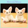 Simulated White German Cat Cartoon Plush Toy Doll  For Gift And Decoration
