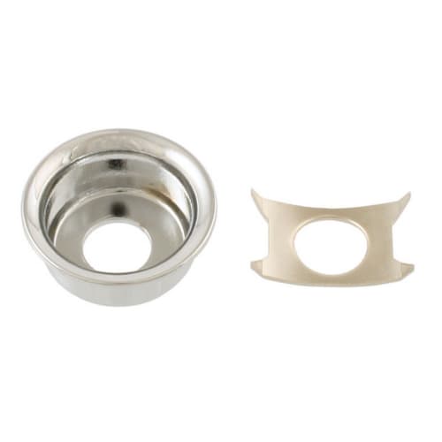 ALLPARTS Jack Plate для Telecaster, Никель, AP-0275-001