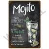Metal Sign Vintage Tin Sign Decorations Gin  Tonic Cocktail Plate Decorative Poster Plaque Retro Bar Kitchen Home Wall Decor