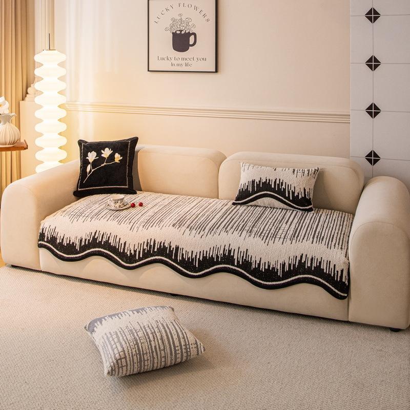 Irregular Special-Shaped Sofa Cushion Universal In All Seasons New High-End Seat Cushion Non-Slip Straight Leather Sofa Cover