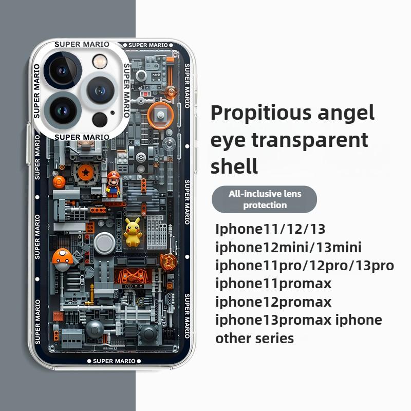 Building Blocks Super M-Marios Bros Case for Xiaomi Redmi Note 14 13 12 5G Plus 11 Pro 14C 13C 12C 10S 9 4G A2 A1 Silicone Cover