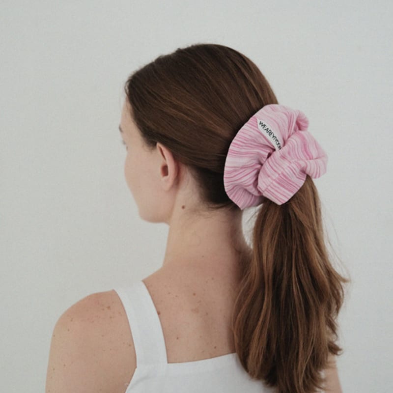 Мы yiyoon резинка-скранчи STRIPE (4color)