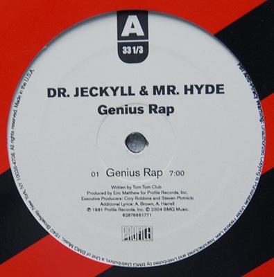 12-дюймовый рекорд DR. ДЖЕКИЛ И МИСТЕР. HYDE - Гений Рэпа PROF7001 Profile Records 2004 США Рэп и Хип-Хоп/R&B Б/У