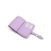 Женский сиреневый кошелек с пряжкой