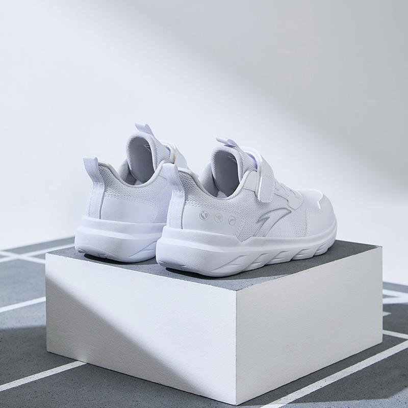 Anta Детские кроссовки Vitality из синтетической кожи с сеткой, модные, простые, удобные, универсальные, детские кроссовки белого цвета A12435566-1