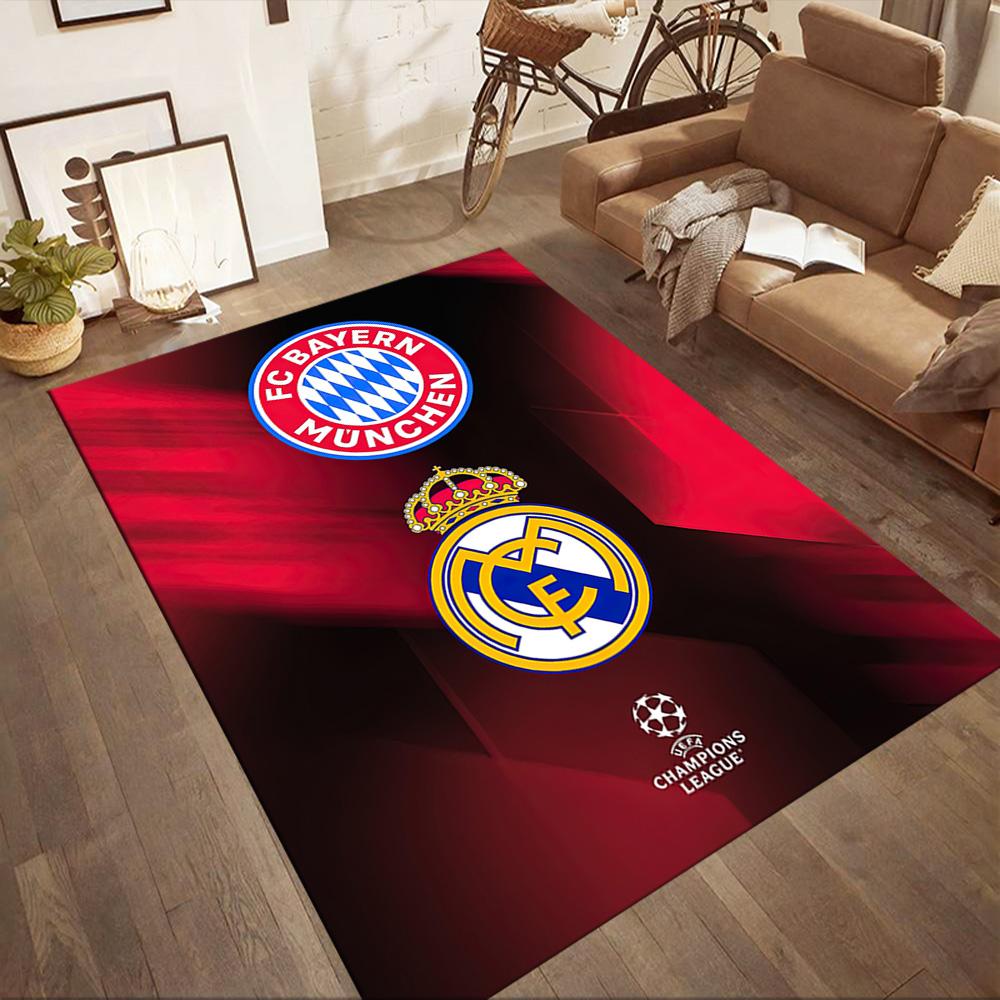 Fc Bayern Munich Floor Mat Suitable For Foyer Dining Room Kitchen Game Room Antislip Carpet Decorate Offices Best For Christmas