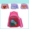Childrens Butterfly Dragonfly Backpack Large Capacity Layered Zipper Storage