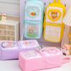 Handheld Storage Bag Large Capacity Stationery Box Cute Cartoon Pen Bag  Girl