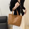 Fashion Trend Shoulder Handbag New Casual Personality Large Capacity Tote Bag Simple Underarm Commuter Bag