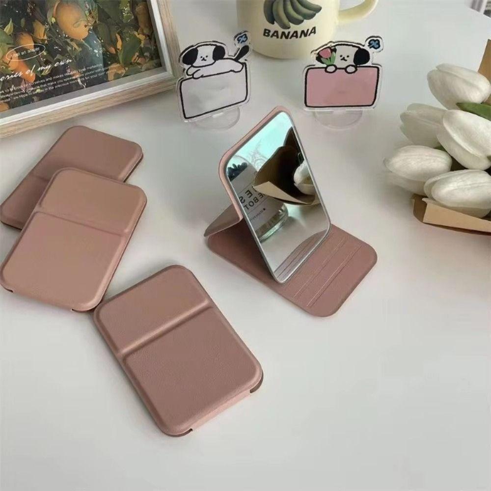 Desktop Stand Makeup Mirror High Definition Mini Mirror New Pocket Mirrors
