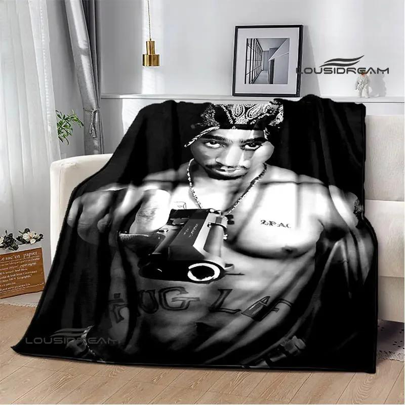 2PAC хип-хоп певица модное одеяло с принтом теплое одеяло мягкое и удобное одеяло домашнее дорожное одеяло подарок на день рождения