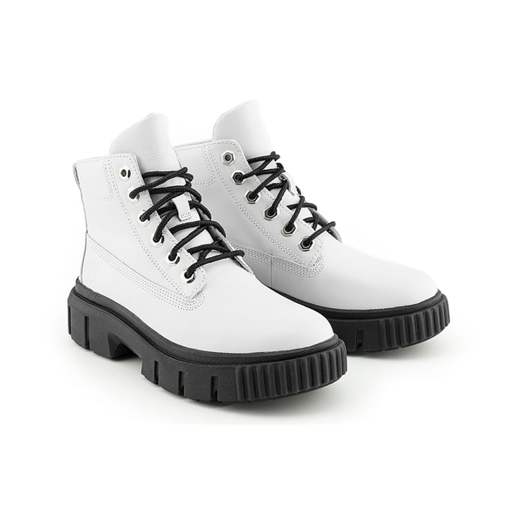 Timberland Кожаные ботинки Greyfield 'White Full Grain' Женские A41ZW-100
