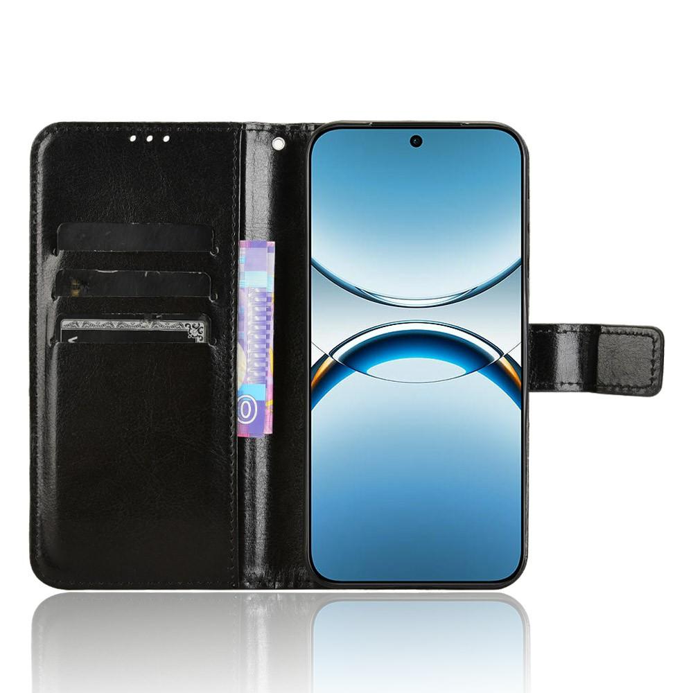 Для Oppo Find X8 5G Чехол Текстура Crazy Horse Искусственная кожа Чехол-кошелек для телефона