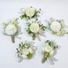 Декоративная бутоньерка Элегантная Легкая Добавляет романтическую атмосферу Искусственный цветок Свадебные принадлежности