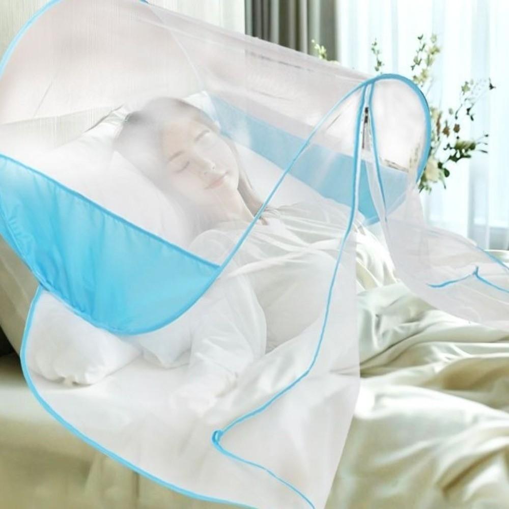 Single Foldable Mosquito Net Breathable Mosquito Bar Frame Convenient Travel Mosquito Net Hotel