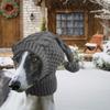 Вязаная шапка для маленьких собак Ветрозащитные наушники для щенка Большинство пород Уличная