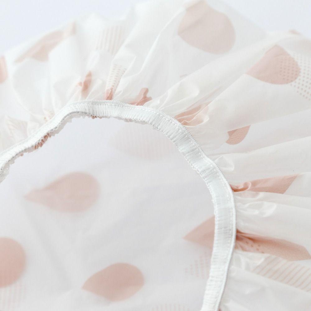 Double Layer Design Waterproof Shower Caps Double Drying Hair Cap Adult
