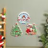 Christmas Home Decor Exquisite Door Sticker Funny Fridge Magnet Gift Cartoon Pattern Xmas Atmosphere Magnetic Stickers Cute 1PC