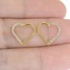 G23 Titanium Heart-Shaped Nose Ring Stud - Seamless Earrings for Body Piercing