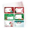 Cute Christmas Gift Stickers - Glossy Surface,Paper Bag&Closure&Name Stickers,Can Write Christmas Packaging Gift Stickers Labels