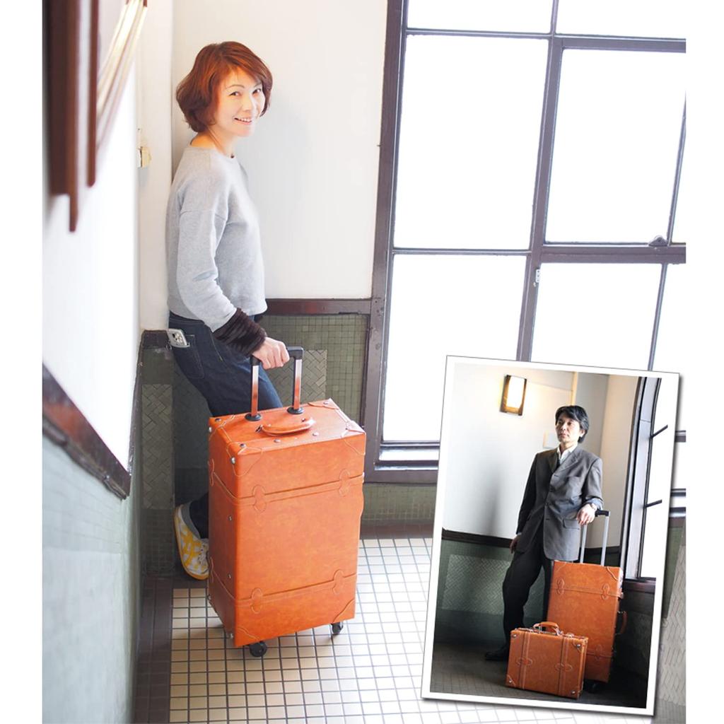 Carry Carry Large School 3 4 Trunk High School Plain Type [More Erg] Suitcase, Case, Bag, Size, Lightweight, Trip, Nights, Nights, Cute, Case,