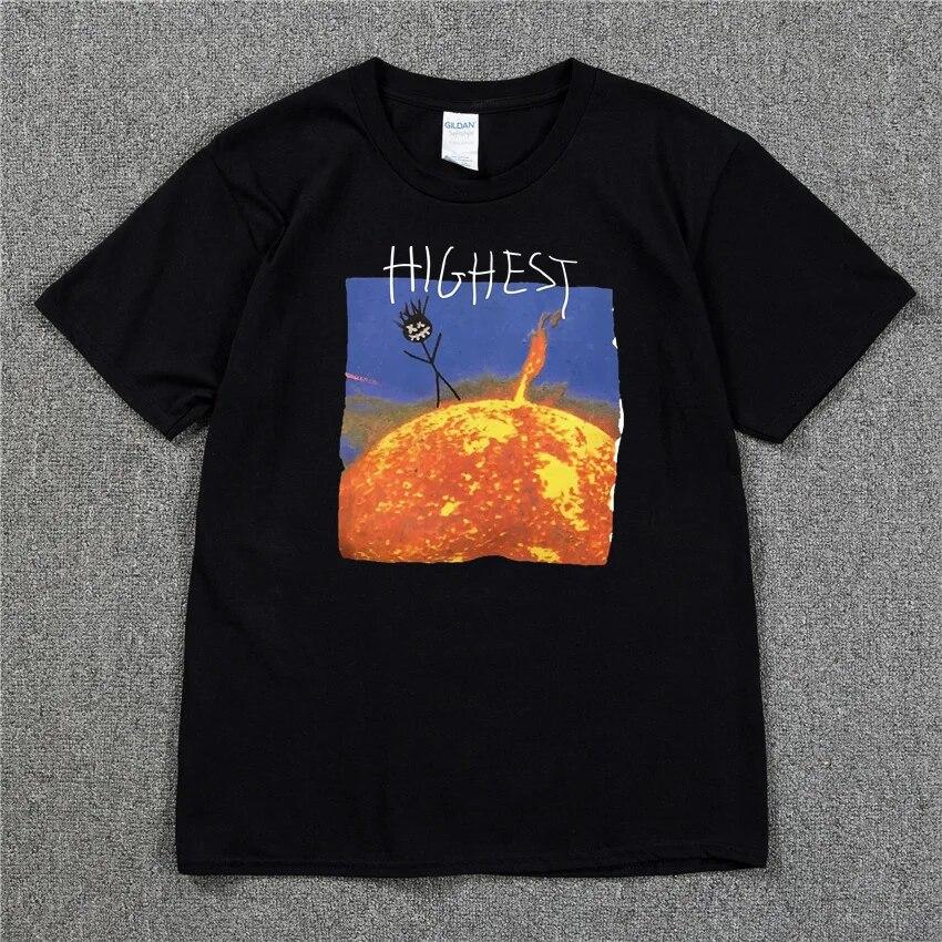 2022 Brand New Cactus Jack Luxury Unisex Cotton T Shirt Hip Hop Unisex Women Print Couple Lovers Harajuku T-Shirts Rainbow Tshirt