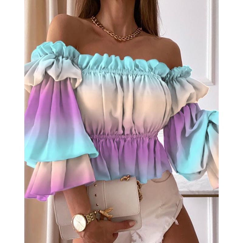 Женские модные повседневные блузки и рубашки с коротким рукавом JPNTKY