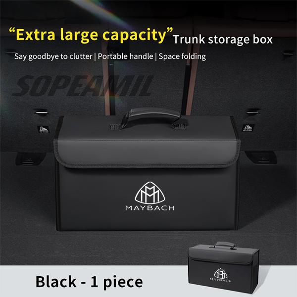 Maybach S Class GLS480 GLS600 S400 S450 S480 S500 S560 S580 S600 S650 S680 Car Trunk Storage Box Foldable Stowing Tidying Bag