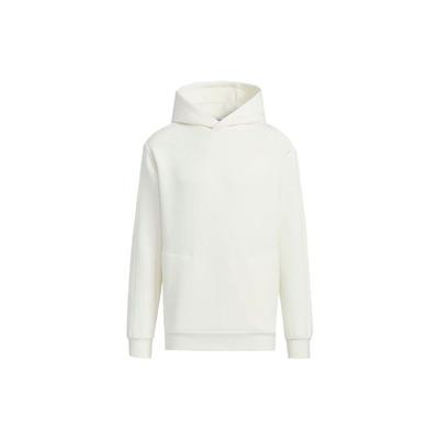 adidas Однотонная свободная повседневная толстовка с капюшоном унисекс с капюшоном белого цвета JE8626