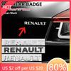 For Renault 2026 New Hub Caps ABS 3D logo Car Rear Trunk Emblem Badge Sticker for Renault Megane 2 Duster Logan Captur Clio Lagu