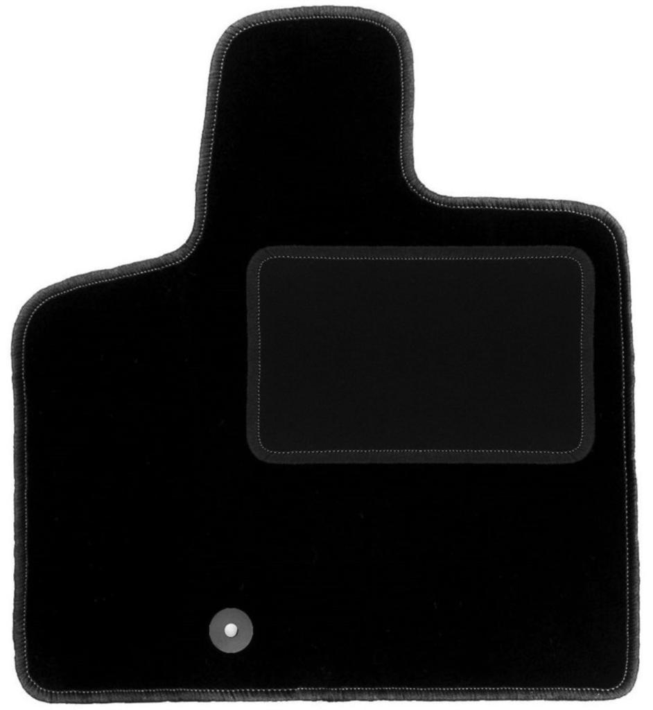 Driver's mat black for: Lancia Voyager 7 seater (2011-2016)