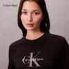 Calvin Klein Jeans Women's CK Logo Print Cotton Knit Round Neck Short Sleeve T-shirt