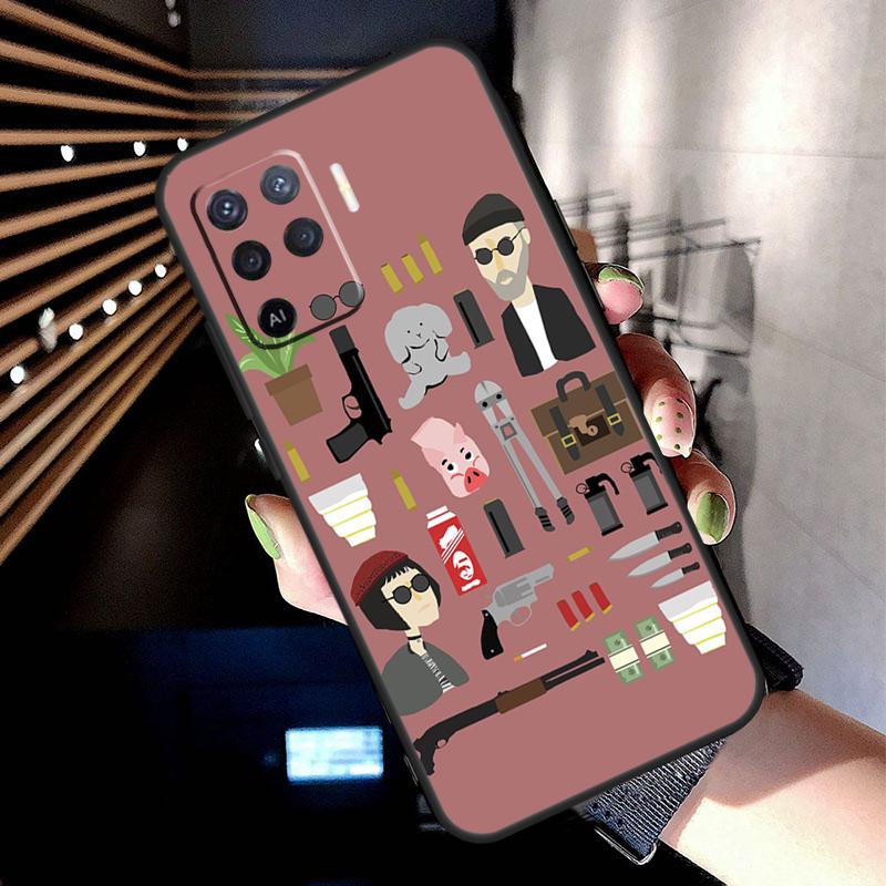 Чехол Leon Mathilda для Oppo A17 A57 A77 A76 A16 A96 A18 A60 A80 A40 A38 A58 A78 A98 A94 A74 A54 A15 A5 Pro