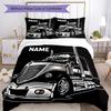 Truck Racing1 Customize your name Bedding Set Breathable Duvet Cover with Pillowcases Home Decoration Birthday Gift
