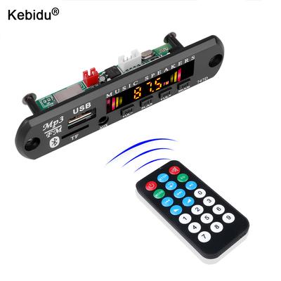 9 В 12 В Bluetooth 5.0 приемник автомобильный комплект автомобильный MP3 плеер декодер плата цветной экран FM радио модуль TF USB 3.5 мм AUX аудио