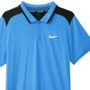 Nike Мужские поло Court Advantage Dri-Fit с коротким рукавом и воротником-стойкой, синие FD5318-435