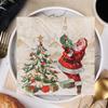 20PCS Christmas Tree Napkins Colorful Disposable Napkins Paper Socks Snowman Merry Christmas Decoration New Year Home Decoration