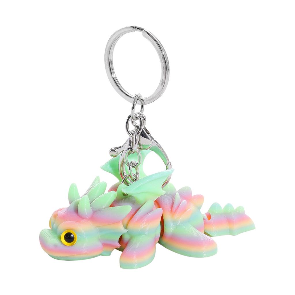 3D Printed Cute Three-dimensional Keychain Schoolbag Small Pendant Gift Small Ornament